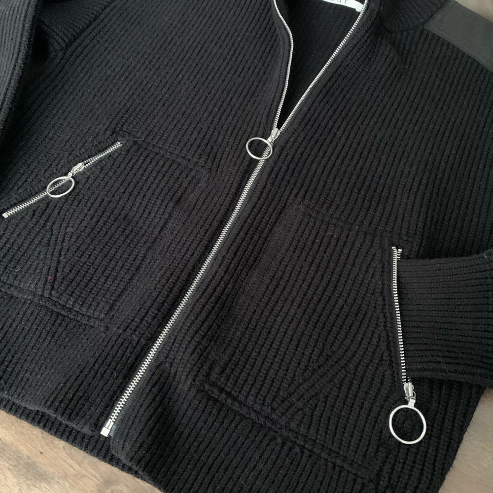 OST Apparel Zip Front Sweater - Picture 3 of 6